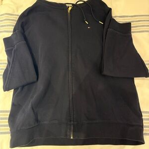 Tommy Hilfiger Black Zip Up Sweater